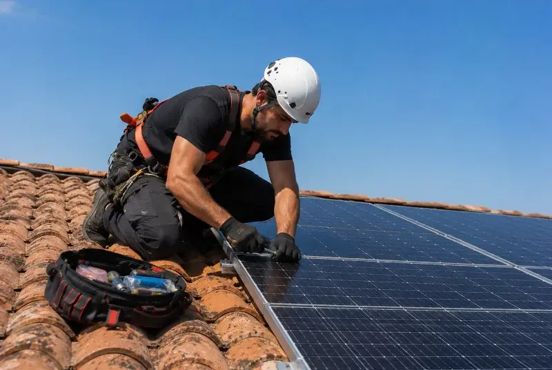 Maintenance et monitoring de panneaux solaires à Lembeye