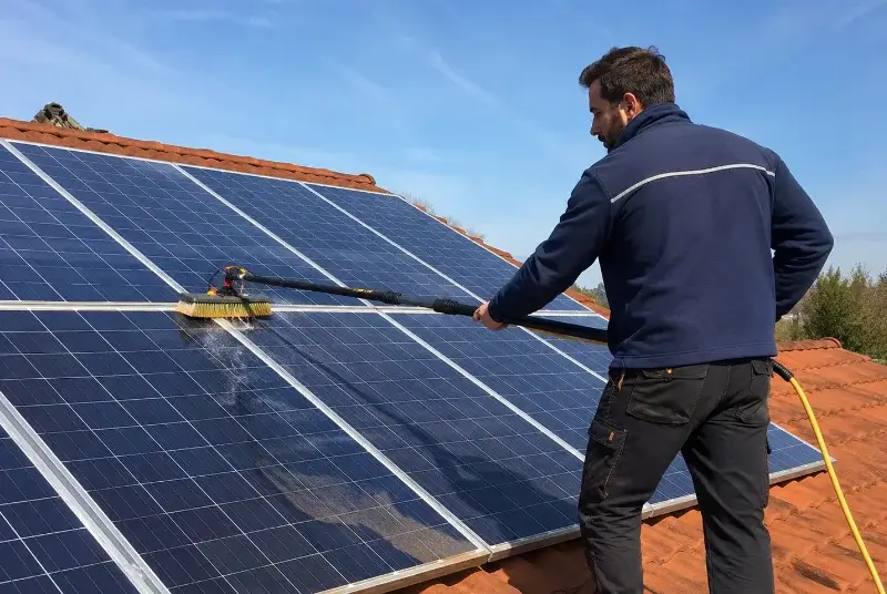 Nettoyage et entretien de panneaux solaires à Lembeye
